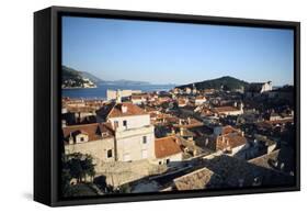 Old Town, Dubrovnik, Croatia-Vivienne Sharp-Framed Stretched Canvas