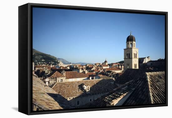 Old Town, Dubrovnik, Croatia-Vivienne Sharp-Framed Stretched Canvas