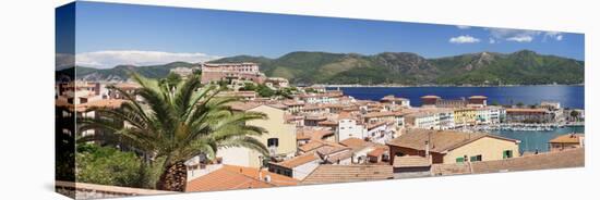 Old Town, Fort Stella Fortress and Harbour, Portoferraio-Markus Lange-Stretched Canvas