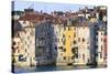 Old Town from the Sea, Rovinj (Rovigno) Peninsula, Istria, Croatia-Eleanor-Stretched Canvas