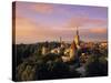 Old Town from Toompea, Tallinn, Estonia-Jon Arnold-Stretched Canvas