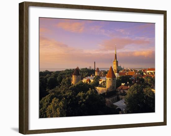 Old Town from Toompea, Tallinn, Estonia-Jon Arnold-Framed Photographic Print