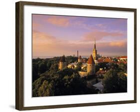 Old Town from Toompea, Tallinn, Estonia-Jon Arnold-Framed Photographic Print