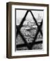 Old Town from Window of Wavel Cathedral, Krakow, Poland-Walter Bibikow-Framed Photographic Print