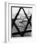 Old Town from Window of Wavel Cathedral, Krakow, Poland-Walter Bibikow-Framed Photographic Print