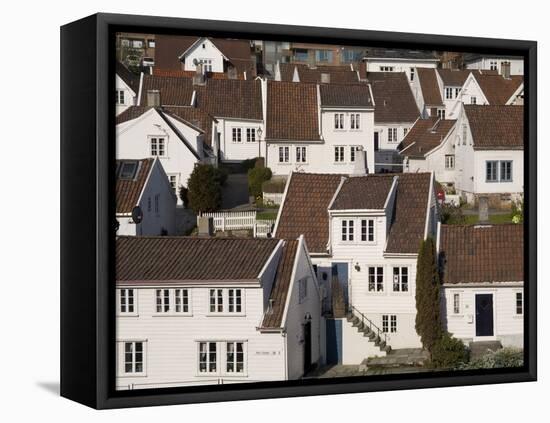 Old Town (Gamlebyen), Stavanger, Rogaland, Norway, Scandinavia, Europe-Rolf Richardson-Framed Stretched Canvas