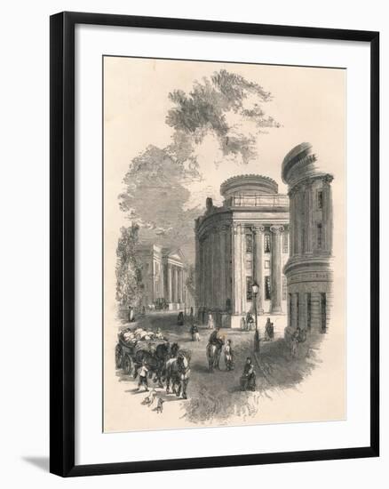 Old Town Hall and Commercial Buildings, Leeds, C19th Century-null-Framed Giclee Print