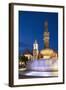 Old Town Hall and Roland's Fountain in Hlavne Nam (Main Square) at Dusk-Ian Trower-Framed Photographic Print