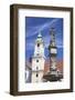 Old Town Hall and Roland's Fountain in Hlavne Nam (Main Square), Bratislava, Slovakia, Europe-Ian Trower-Framed Photographic Print