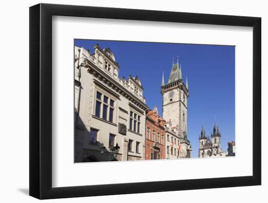 Old Town Hall and Tyn Cathedral-Markus-Framed Photographic Print