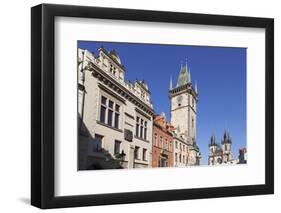 Old Town Hall and Tyn Cathedral-Markus-Framed Photographic Print