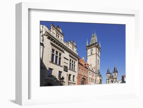 Old Town Hall and Tyn Cathedral-Markus-Framed Photographic Print