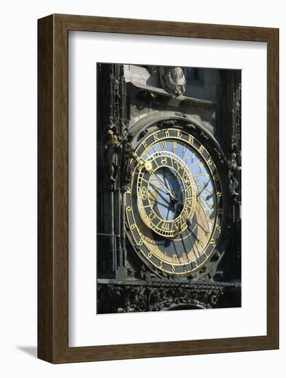 Old Town Hall Astronomical Clock, Prague, Czech Republic-Dallas and John Heaton-Framed Photographic Print