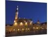 Old Town Hall in Old Town Square at Night, Old Town, Unesco World Heritage Site, Tallinn, Estonia-Neale Clarke-Mounted Photographic Print