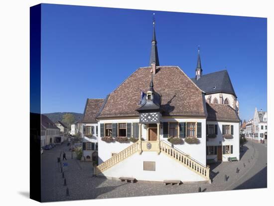 Old Town Hall (Museum of Wine Culture) and St. Ulrich Church-Marcus Lange-Stretched Canvas