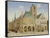 Old Town Hall of Amsterdam-Pieter Jansz Saenredam-Framed Stretched Canvas