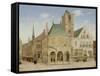 Old Town Hall of Amsterdam-Pieter Jansz Saenredam-Framed Stretched Canvas