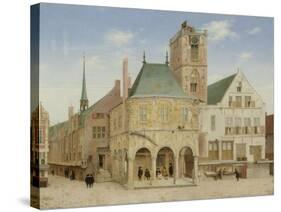 Old Town Hall of Amsterdam-Pieter Jansz Saenredam-Stretched Canvas