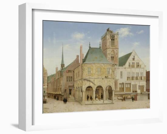 Old Town Hall of Amsterdam-Pieter Jansz Saenredam-Framed Art Print