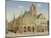 Old Town Hall of Amsterdam-Pieter Jansz Saenredam-Mounted Art Print