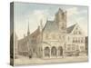 Old Town Hall on Dam Square in Amsterdam-Pieter Jansz Saenredam-Stretched Canvas