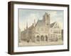 Old Town Hall on Dam Square in Amsterdam-Pieter Jansz Saenredam-Framed Art Print