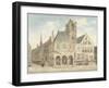 Old Town Hall on Dam Square in Amsterdam-Pieter Jansz Saenredam-Framed Art Print