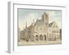 Old Town Hall on Dam Square in Amsterdam-Pieter Jansz Saenredam-Framed Art Print