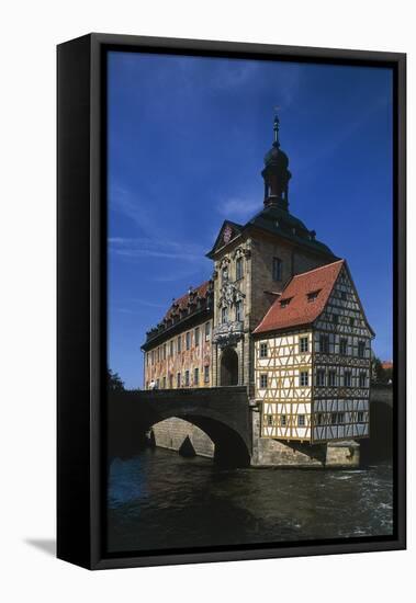 Old Town Hall or Altes Rathaus-null-Framed Stretched Canvas