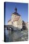 Old Town Hall, UNESCO World Heritage Site, Regnitz River, Bamberg, Franconia, Bavaria, Germany-Markus Lange-Stretched Canvas