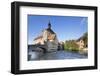 Old Town Hall, UNESCO World Heritage Site, Regnitz River, Bamberg, Franconia, Bavaria, Germany-Markus Lange-Framed Photographic Print