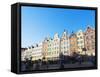 Old Town Houses, Gdansk, Poland, Europe-Christian Kober-Framed Stretched Canvas