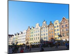 Old Town Houses, Gdansk, Poland, Europe-Christian Kober-Mounted Photographic Print