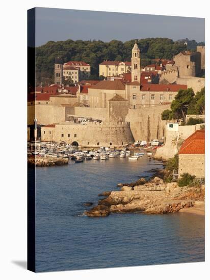 Old Town in Early Morning Light, UNESCO World Heritage Site, Dubrovnik, Croatia, Europe-Martin Child-Stretched Canvas