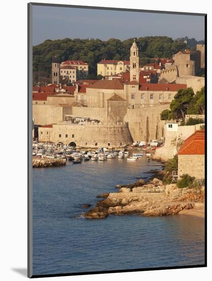 Old Town in Early Morning Light, UNESCO World Heritage Site, Dubrovnik, Croatia, Europe-Martin Child-Mounted Photographic Print