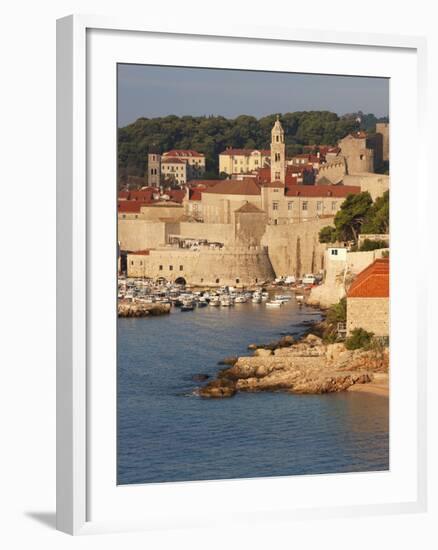 Old Town in Early Morning Light, UNESCO World Heritage Site, Dubrovnik, Croatia, Europe-Martin Child-Framed Photographic Print