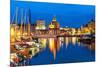 Old Town in Helsinki, Finland-Scanrail-Mounted Photographic Print