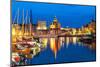 Old Town in Helsinki, Finland-Scanrail-Mounted Photographic Print