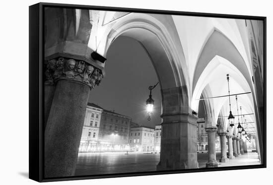 Old Town in Krakow-Tashka-Framed Stretched Canvas