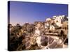 Old Town in Late Afternoon, Santorini, Cyclades Islands, Greece-Walter Bibikow-Stretched Canvas