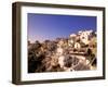 Old Town in Late Afternoon, Santorini, Cyclades Islands, Greece-Walter Bibikow-Framed Photographic Print