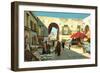 Old Town in Nice-null-Framed Premium Giclee Print