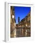 Old Town in the Evening, Stradun, Dubrovnik, Dalmatia, Croatia-Ivan Vdovin-Framed Photographic Print