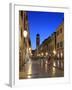 Old Town in the Evening, Stradun, Dubrovnik, Dalmatia, Croatia-Ivan Vdovin-Framed Photographic Print