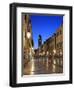 Old Town in the Evening, Stradun, Dubrovnik, Dalmatia, Croatia-Ivan Vdovin-Framed Photographic Print