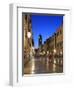 Old Town in the Evening, Stradun, Dubrovnik, Dalmatia, Croatia-Ivan Vdovin-Framed Photographic Print