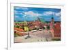 Old Town in Warsaw, Poland. the Royal Castle and Sigismund's Column Called Kolumna Zygmunta-Michal Bednarek-Framed Photographic Print