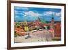 Old Town in Warsaw, Poland. the Royal Castle and Sigismund's Column Called Kolumna Zygmunta-Michal Bednarek-Framed Photographic Print