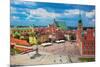 Old Town in Warsaw, Poland. the Royal Castle and Sigismund's Column Called Kolumna Zygmunta-Michal Bednarek-Mounted Photographic Print