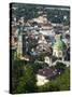 Old Town Including Dominican Church and Monastery, Seen from Castle Hill, Lviv-Christian Kober-Stretched Canvas